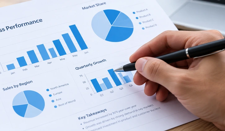 Reviewing analytics and research