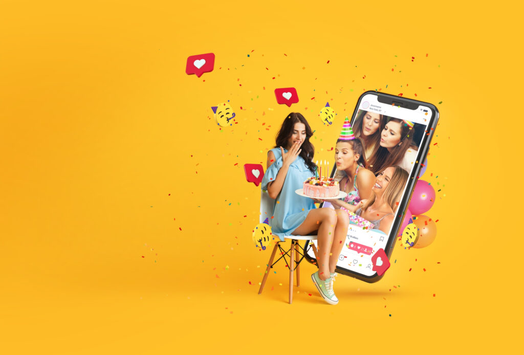 Social media design assets for marketing campaigns