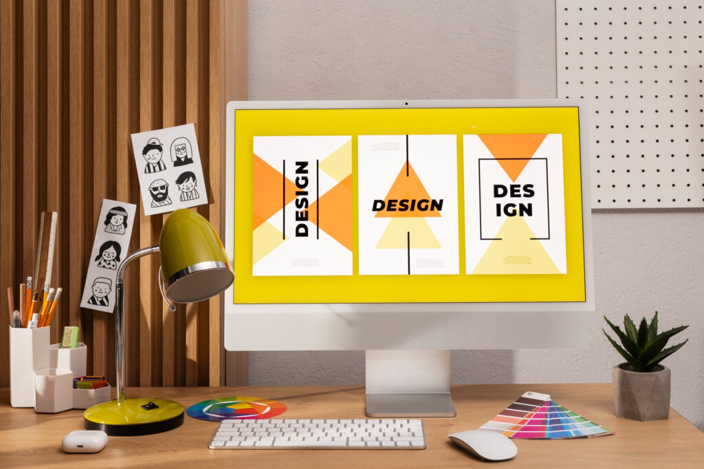 professional corporate web design team planning structure