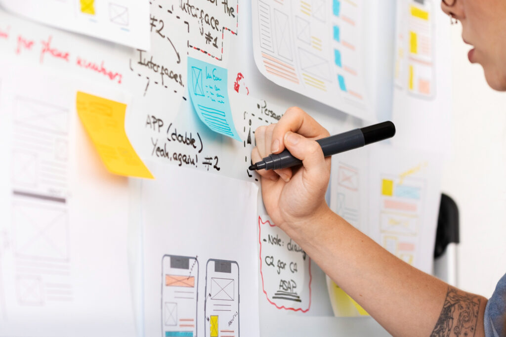 web redesign services improving user experience layout