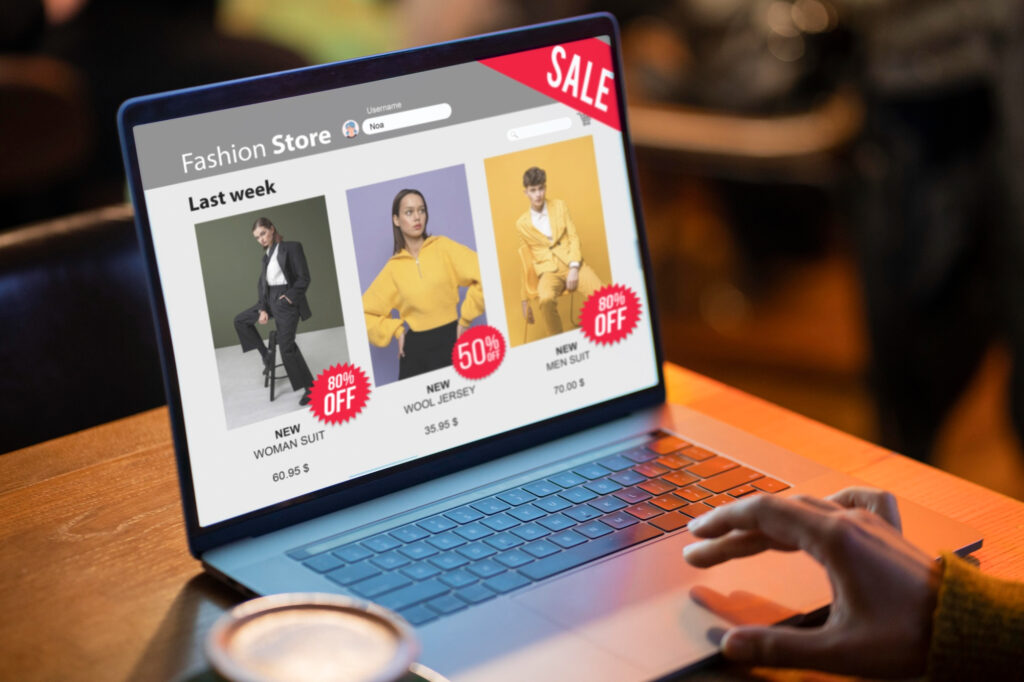 ecommerce website design agency product page layout