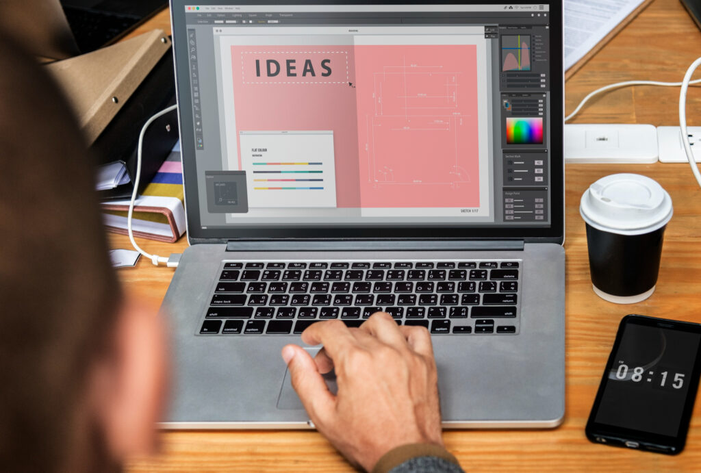 corporate website design layout for UK company