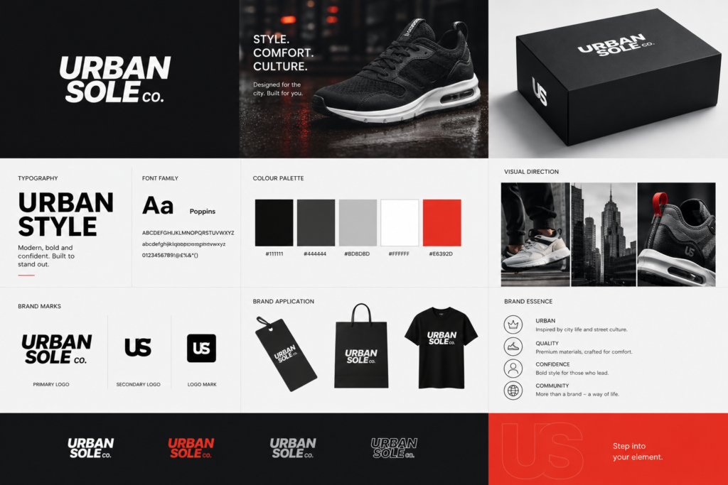 Urban Sole Co. — eCommerce Website, Branding & Digital Growth for Footwear Brand
