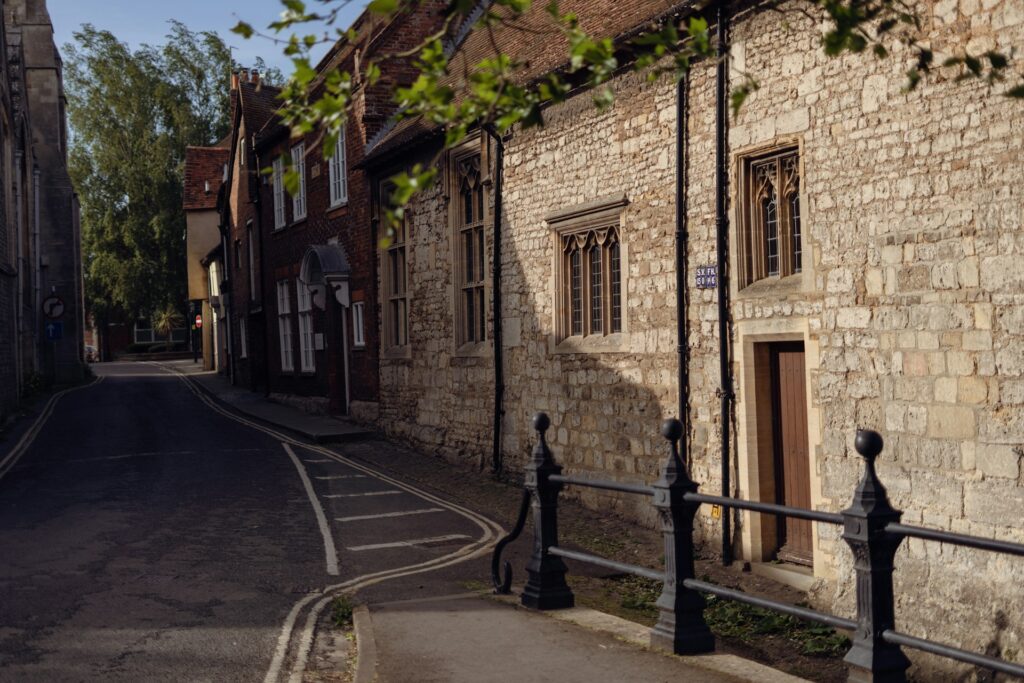 Historic architecture in Abingdon town centre