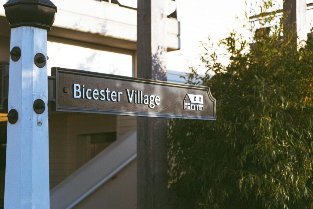 Bicester Village shopping destination in Oxfordshire