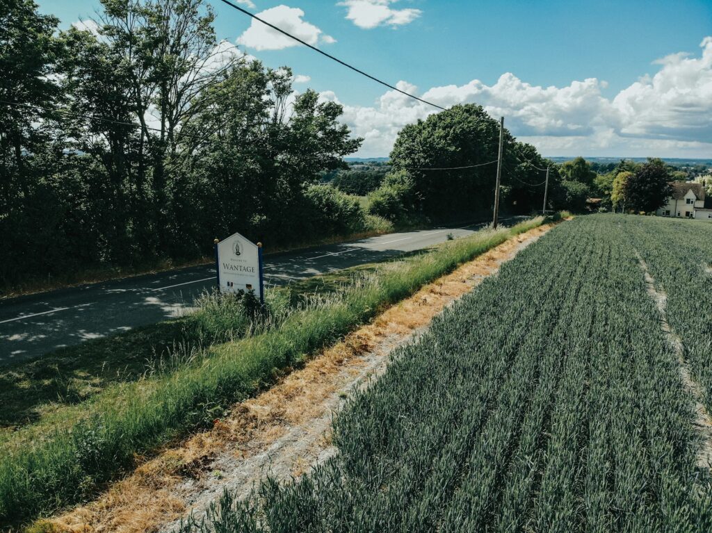 Countryside and local landscape near Wantage, Oxfordshire
