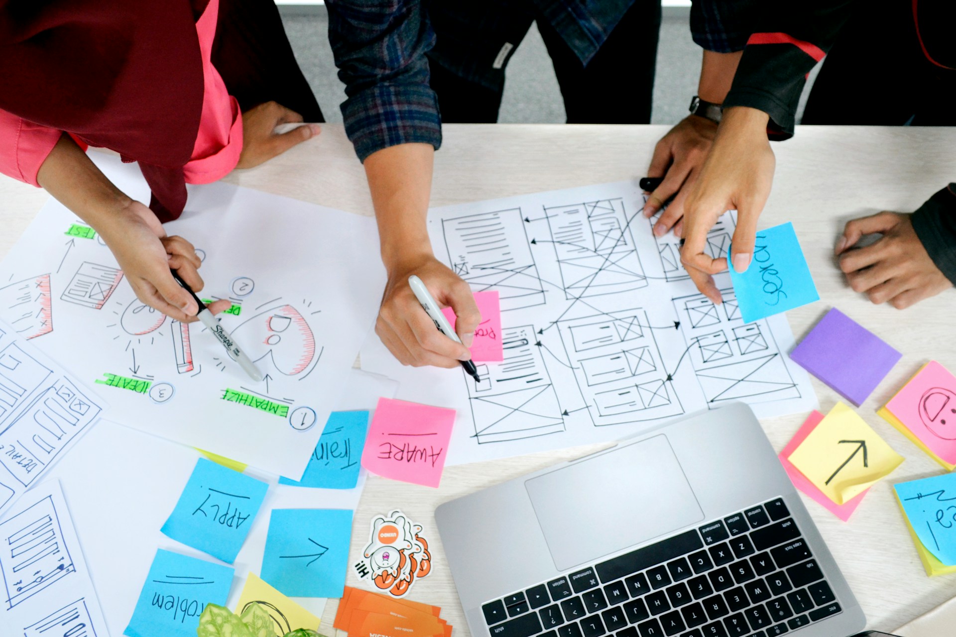 Custom WordPress UX and website design planning